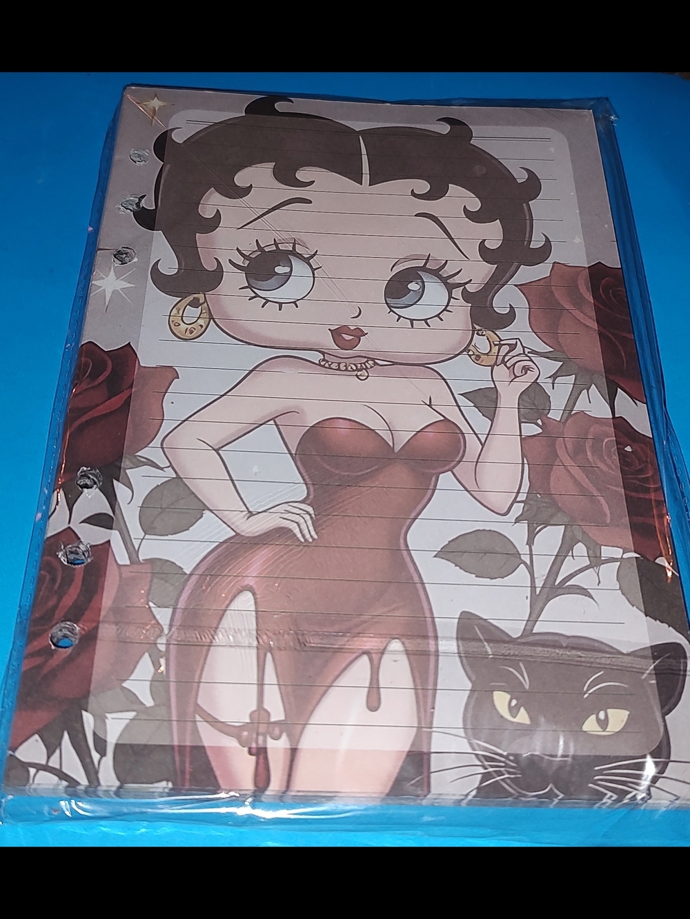 A5 Size Betty Boop Lined Notebook Paper Refills For Notebooks, Binders, Journals